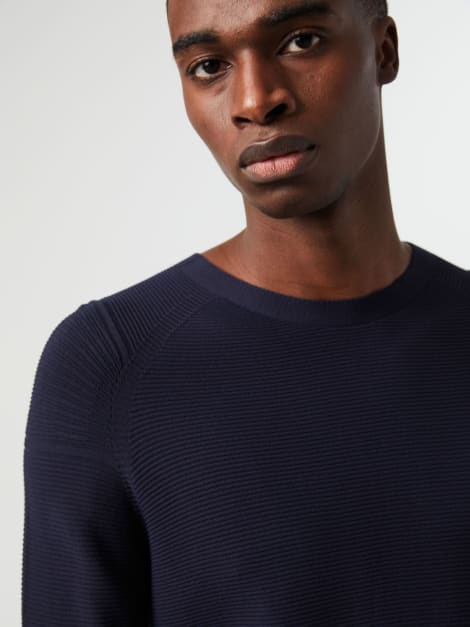 Seamless 3D Performance Knit Crewneck Sweater | FOSOP V3.Y5